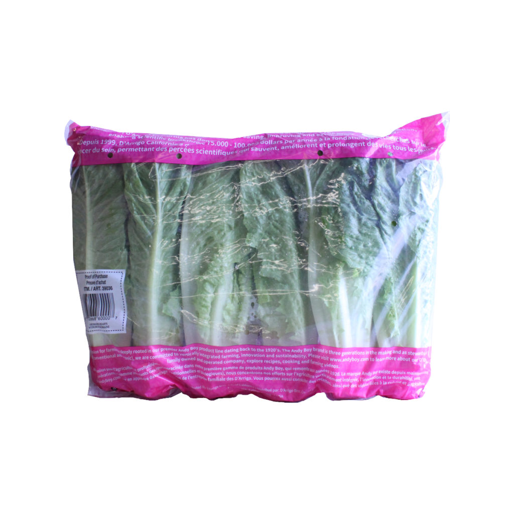PK Romaine Lettuce Heart 7/6ct Sun Food Warehouse