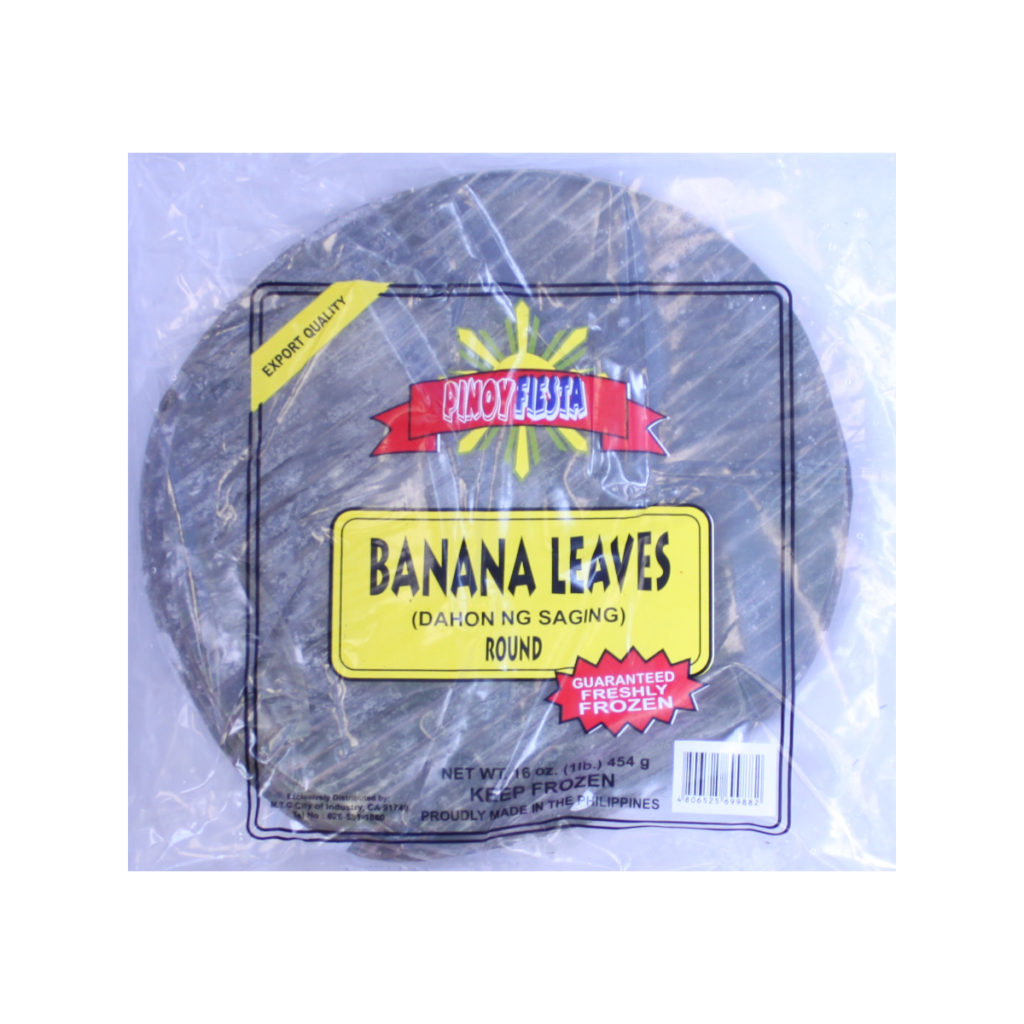 (ROUND) Frozen Banana Leaves 10″ 30/16oz Sun Food Warehouse